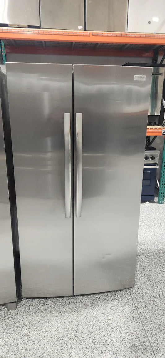 Frigidaire - Gallery Standard Depth Side-by-Side Refrigerator in Stainless Steel with Internal Water Dispenser