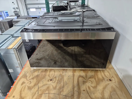 Samsung - Bespoke Over-the-Range Microwave with Sensor Cooking and Auto Dimming Glass Touch Controls - Stainless Steel