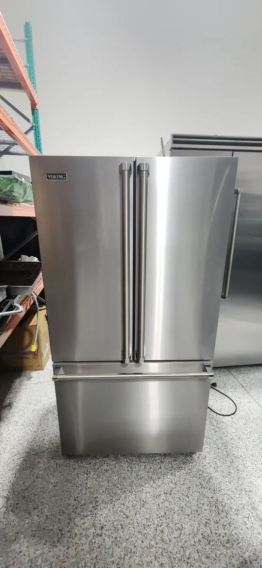 Counter Depth French Door Refrigerator, Air Purification, ColdZone Drawer, Adjustable SpillProof Shelves, LED Lighting, Ice Maker, Sabbath Mode, and Energy Star® Qualified